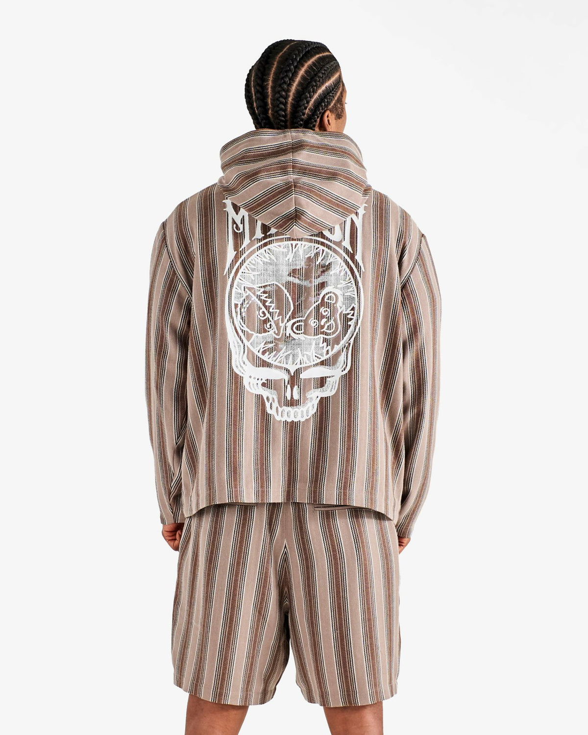 Grateful Dead Blanket Jacket - Brown Malbon Men