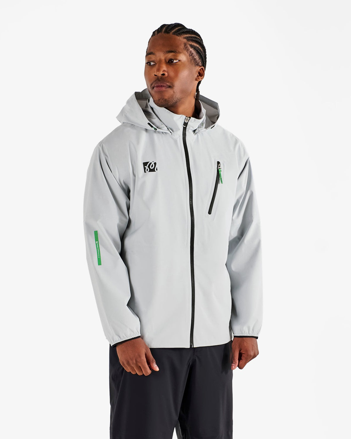 Studio Seoul 3-Layer Tech Mens Jacket - Light Grey Malbon Men