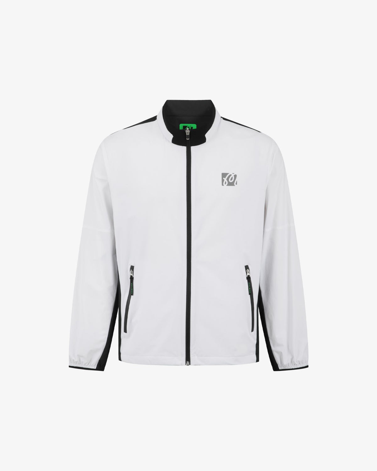 Studio Seoul Nylon Full Zip Jacket - White Malbon Men