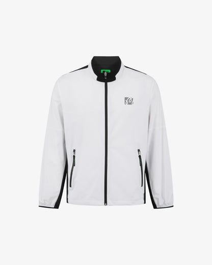 Studio Seoul Nylon Full Zip Jacket - White Malbon Men