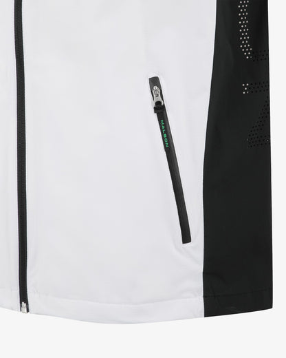 Studio Seoul Nylon Full Zip Jacket - White Malbon Men