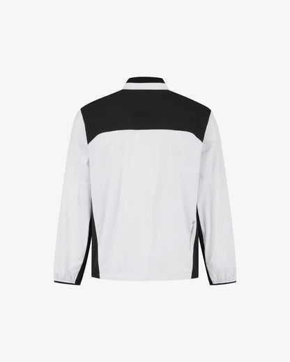 Studio Seoul Nylon Full Zip Jacket - White Malbon Men