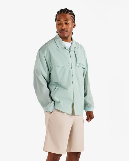Studio Seoul Mesh Ventilation Collar Jacket - Pastel Blue Malbon Men