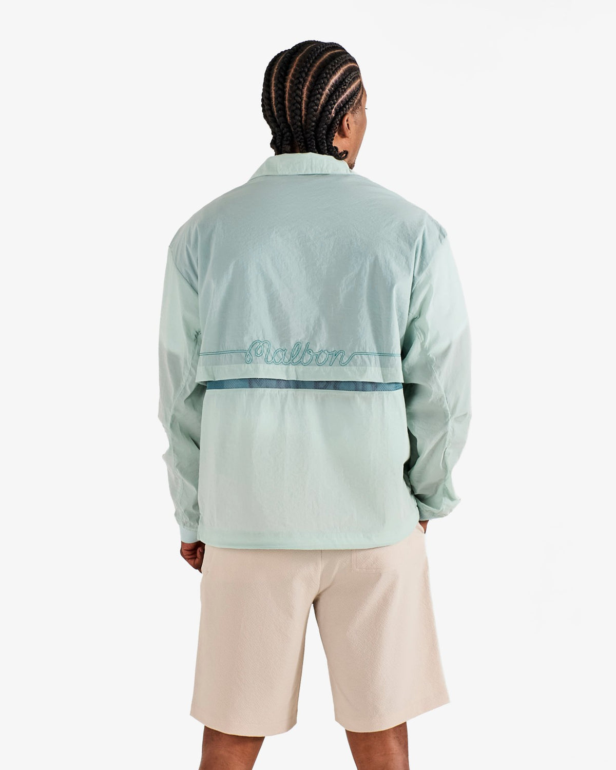 Studio Seoul Mesh Ventilation Collar Jacket - Pastel Blue Malbon Men