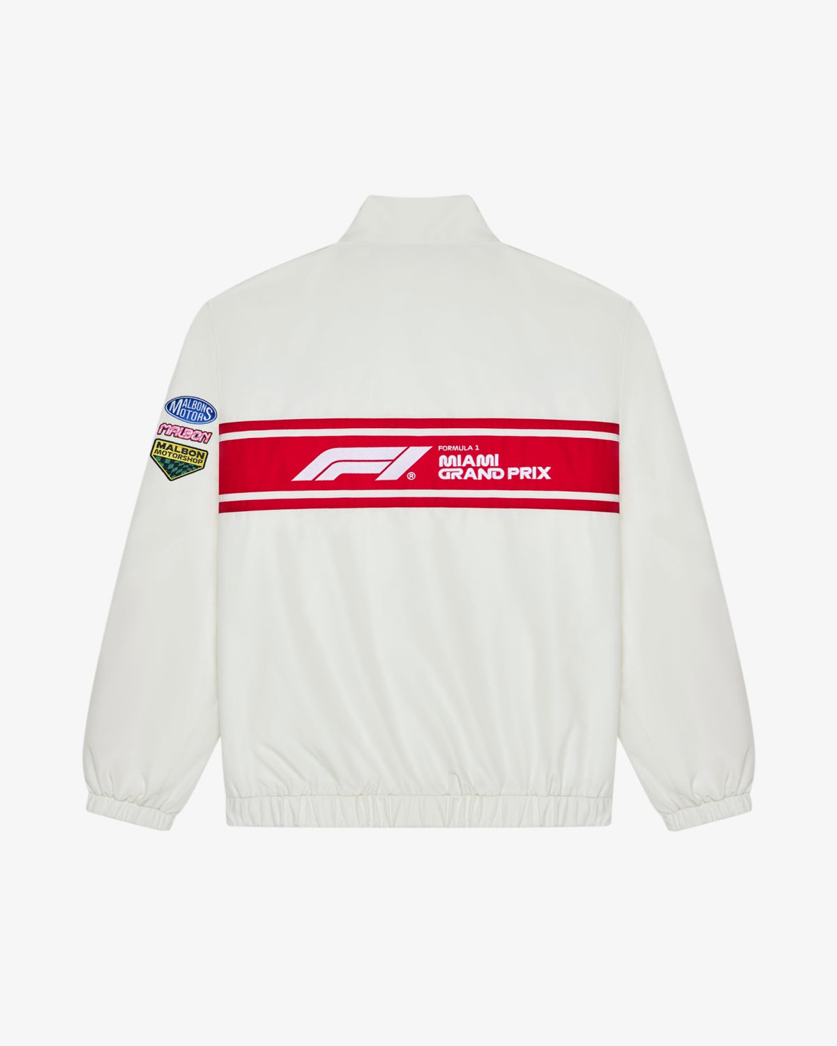 Trackline Jacket - White Malbon Men