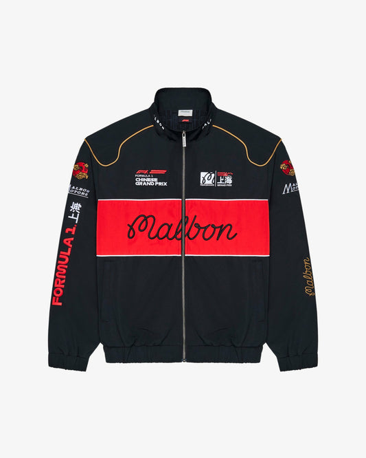 Gridlock Racing Jacket - Black Malbon Men