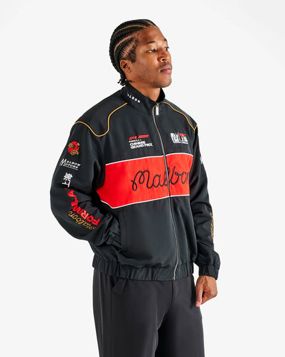 Gridlock Racing Jacket - Black Malbon Men