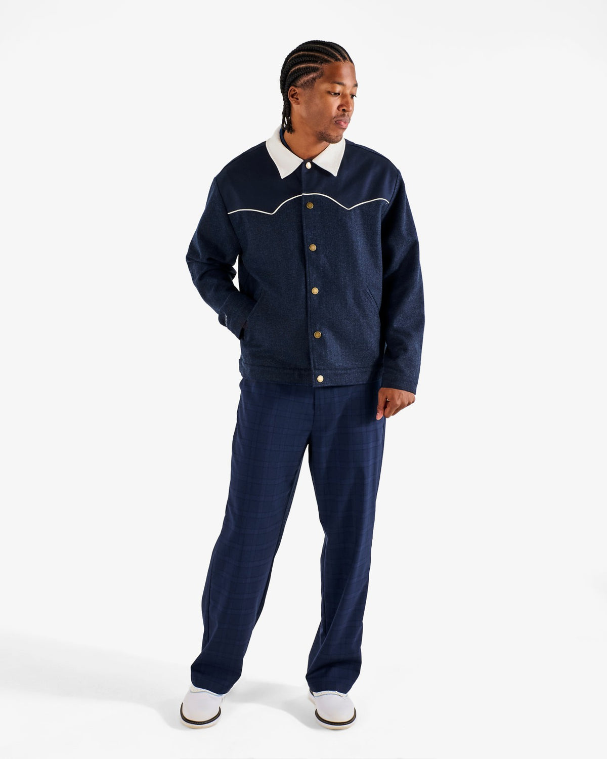 Bettinardi Western Jacket - Maritime Blue Malbon Men