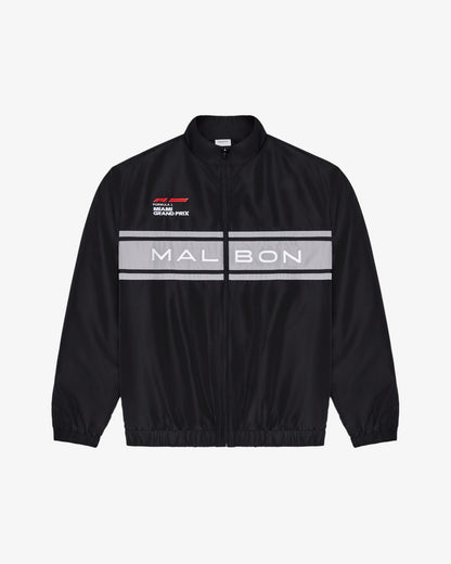 Trackline Jacket - Black Beauty Malbon Men