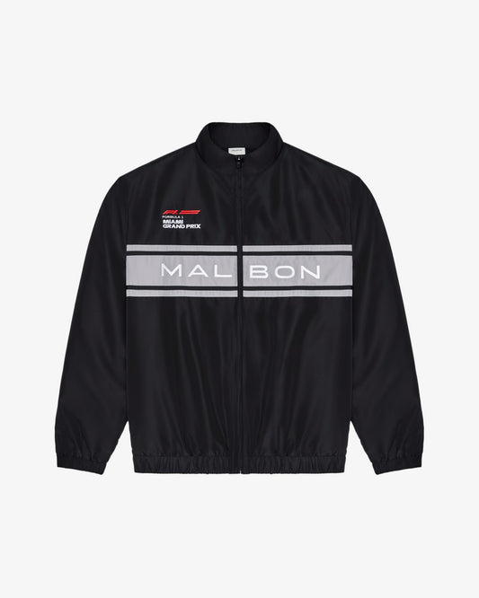Trackline Jacket - Black Beauty Malbon Men
