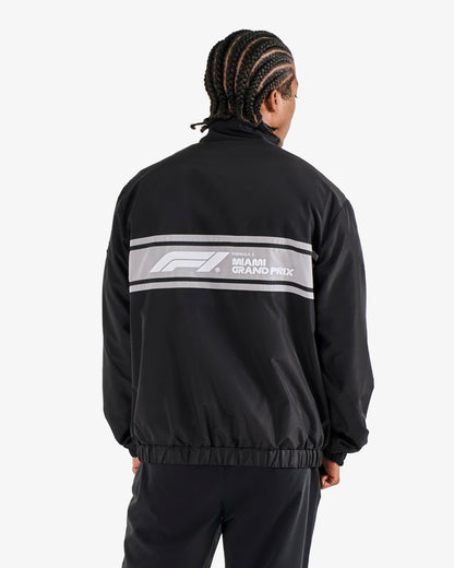 Trackline Jacket - Black Beauty Malbon Men