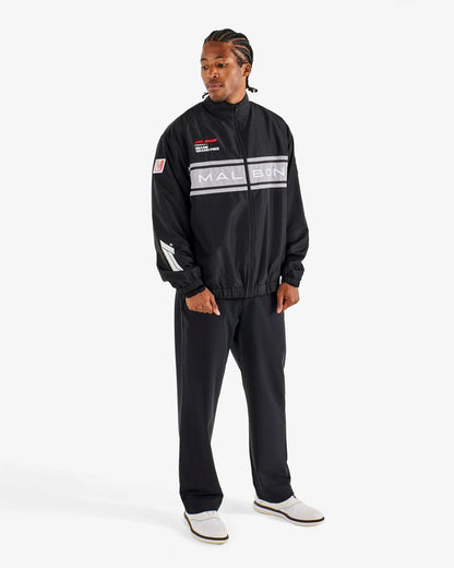 Trackline Jacket - Black Beauty Malbon Men