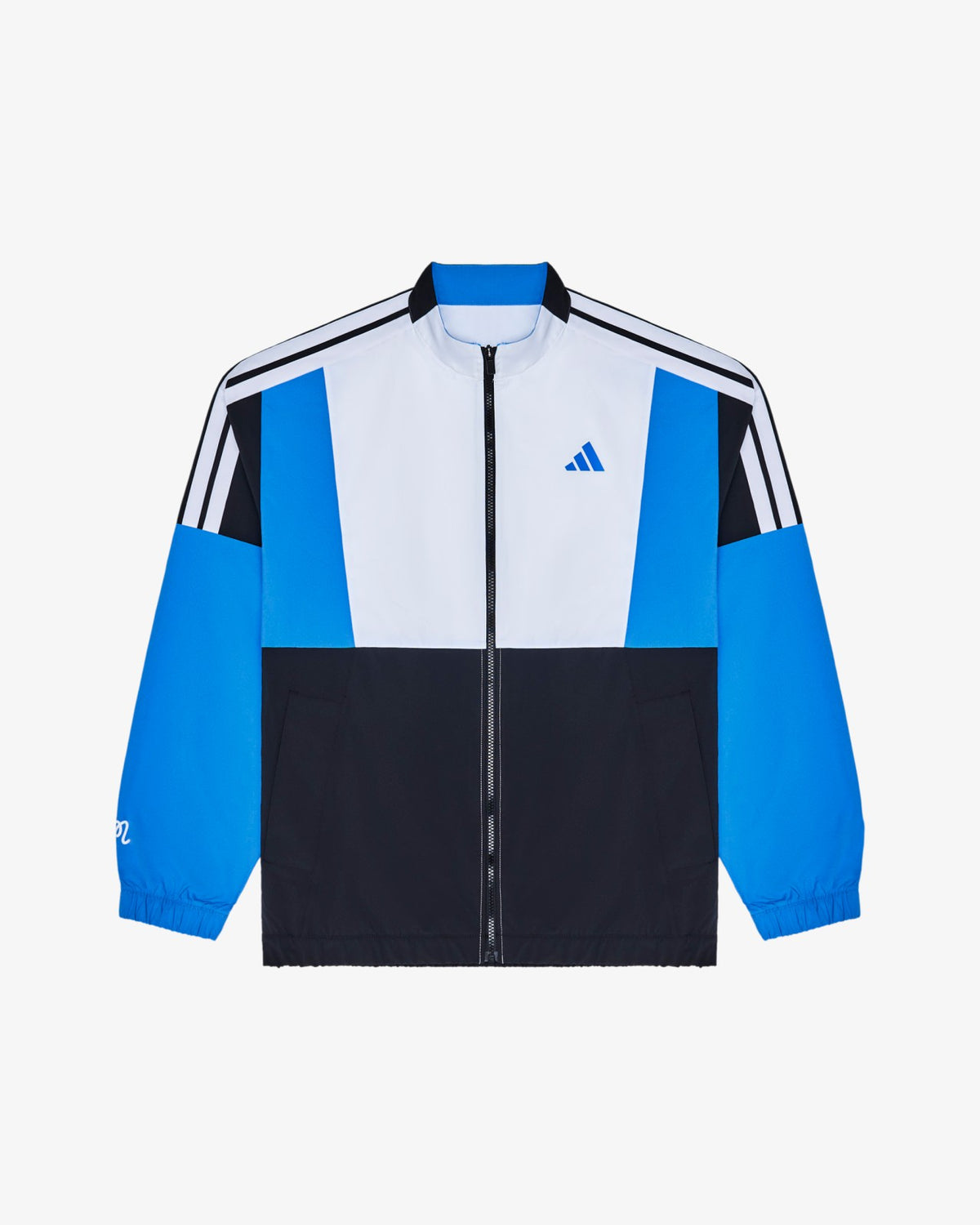 Adidas Beyond Twistweave Full-Zip Windbreaker - Black Malbon Men