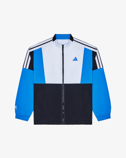 Adidas Beyond Twistweave Full-Zip Windbreaker - Black Malbon Men