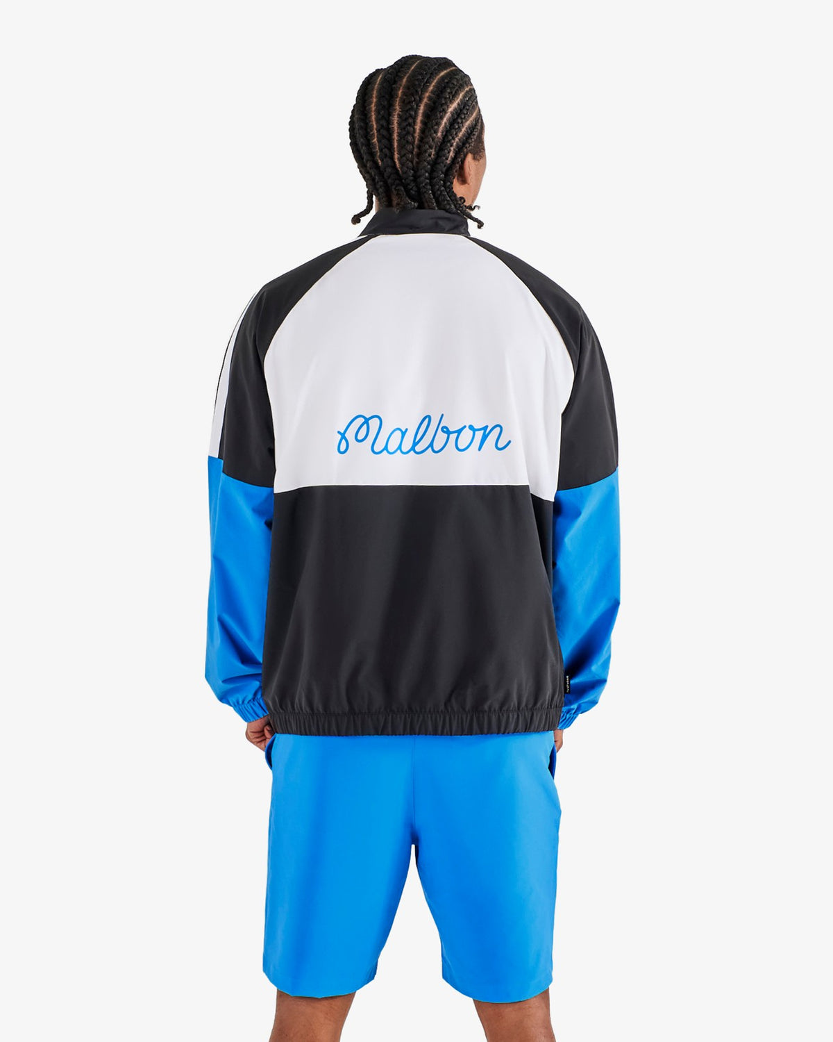 Adidas Beyond Twistweave Full-Zip Windbreaker - Black Malbon Men