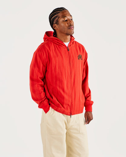 Arena Jacket - Grenadine Red Stripe Malbon Men