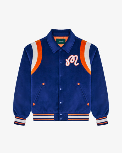 Knicks The Garden Varsity Jacket - Blue Malbon Men