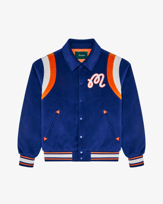 Knicks The Garden Varsity Jacket - Blue Malbon Men