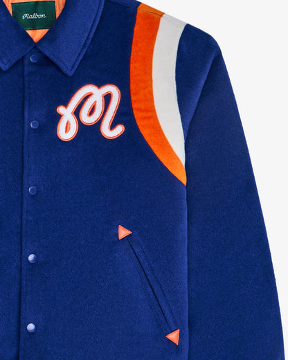 Knicks The Garden Varsity Jacket - Blue Malbon Men