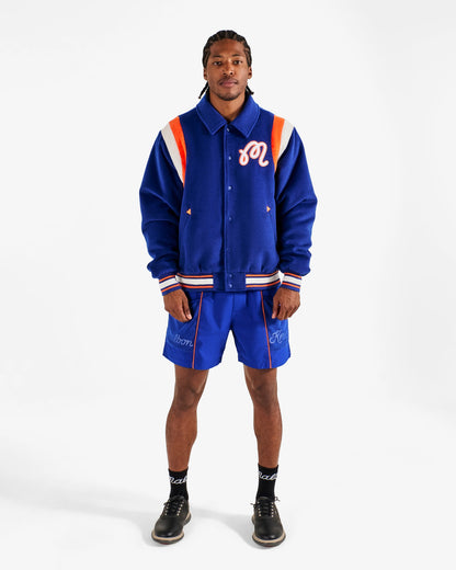 Knicks The Garden Varsity Jacket - Blue Malbon Men