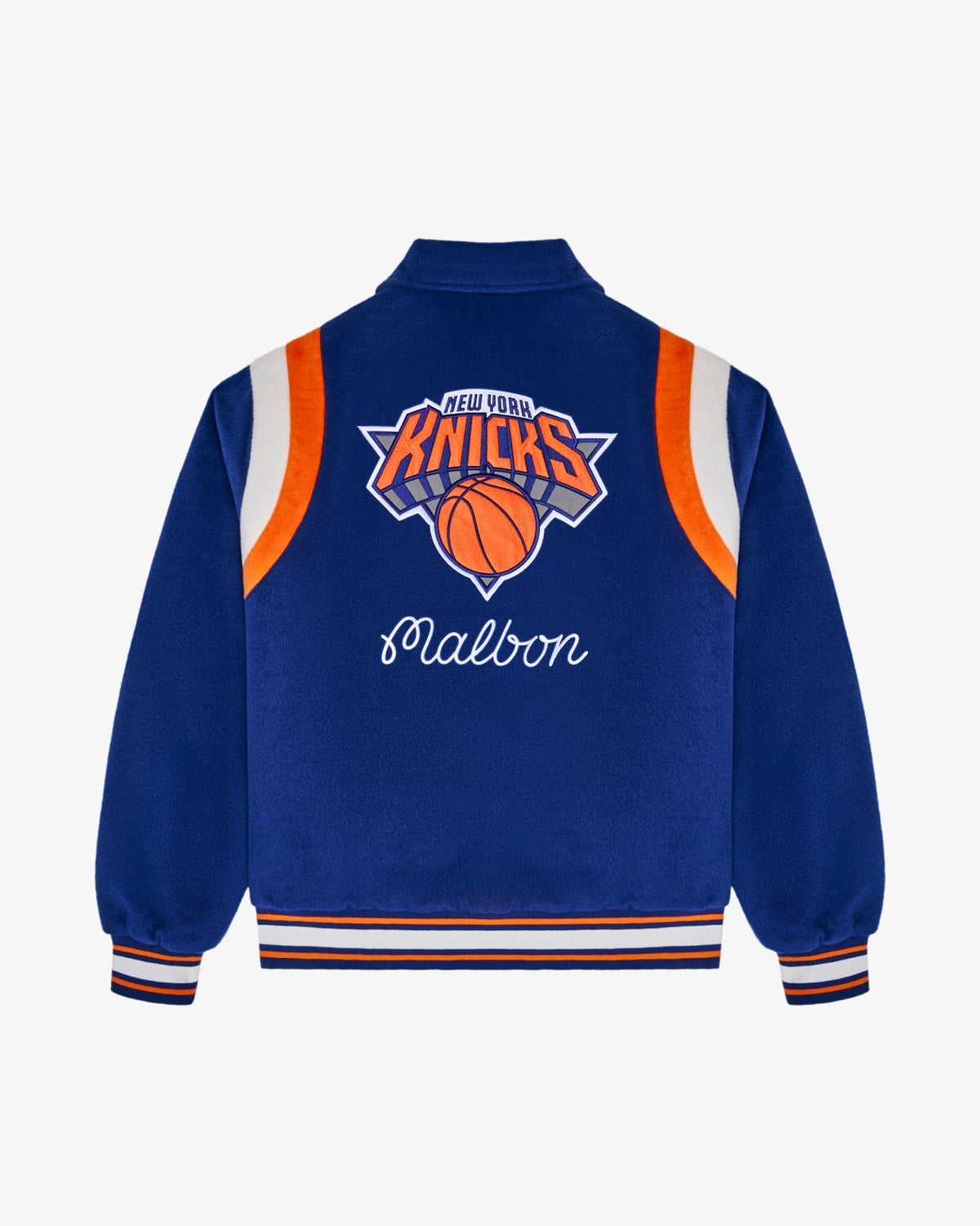 Knicks The Garden Varsity Jacket - Blue Malbon Men