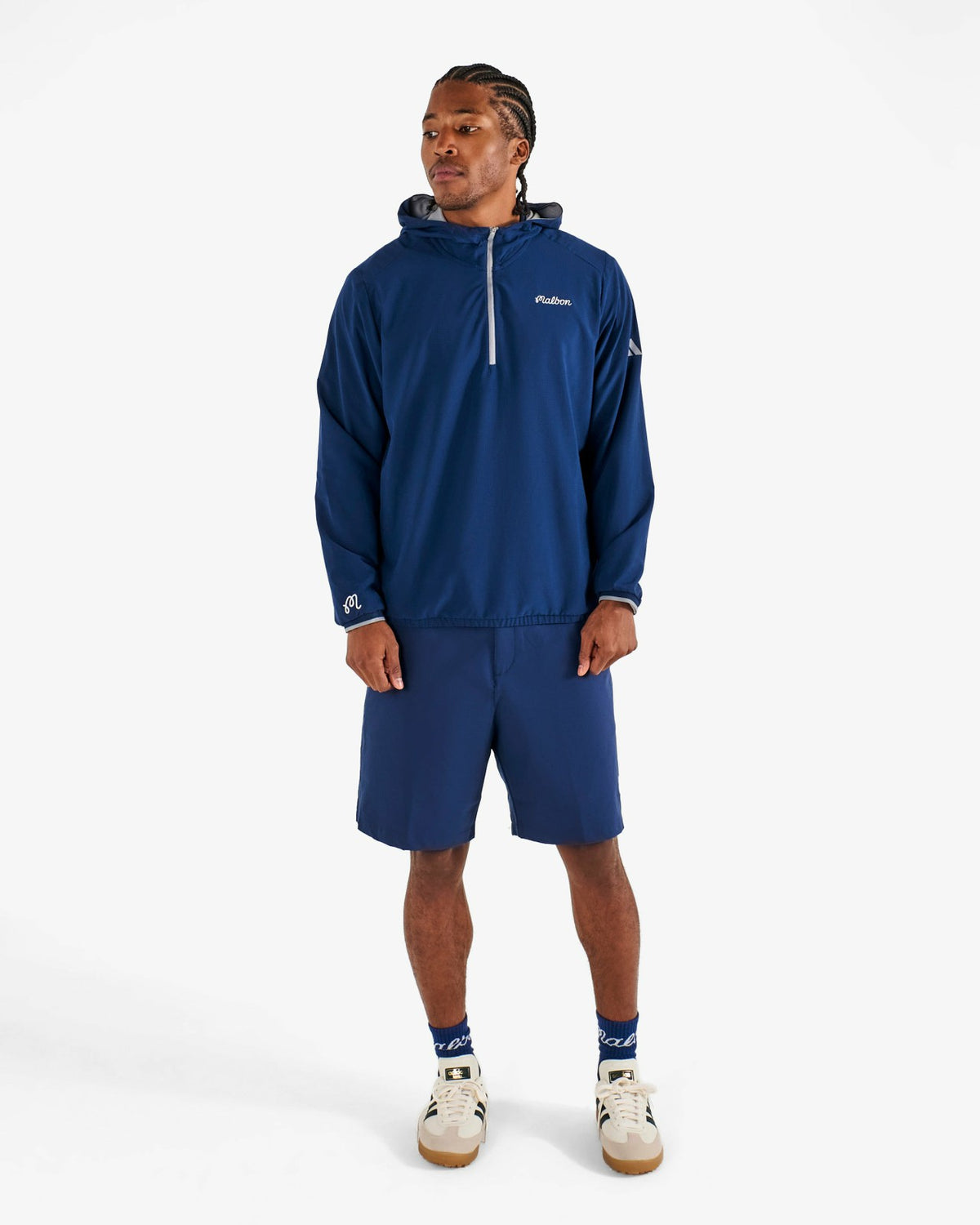 Adidas Ultimate 365 Anorak Jacket - Collegiate Navy/Grey Three Malbon Men