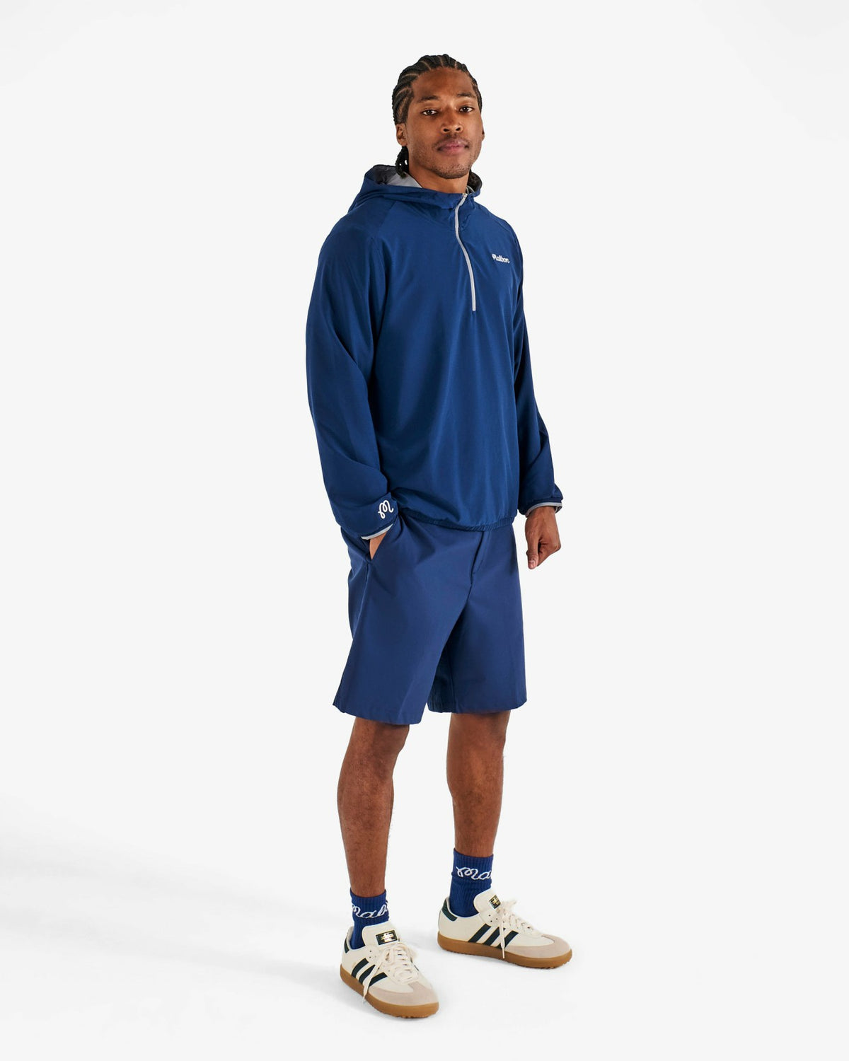Adidas Ultimate 365 Anorak Jacket - Collegiate Navy/Grey Three Malbon Men