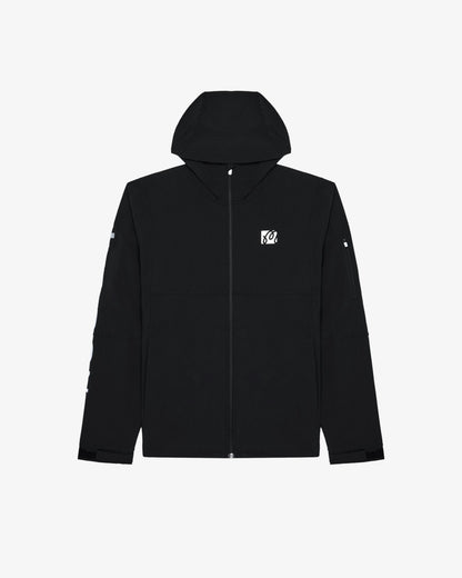 Performance Full Zip Shell Jacket - Black Malbon Men