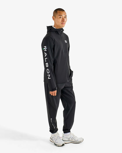Performance Full Zip Shell Jacket - Black Malbon Men