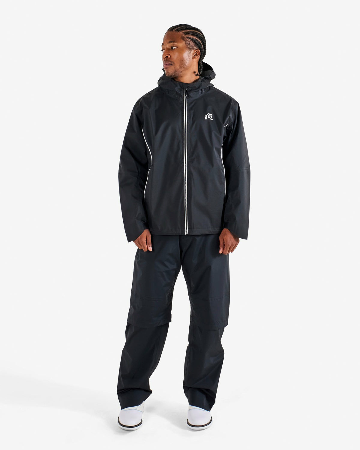 Cloudburst Rain Jacket - Black Malbon Men