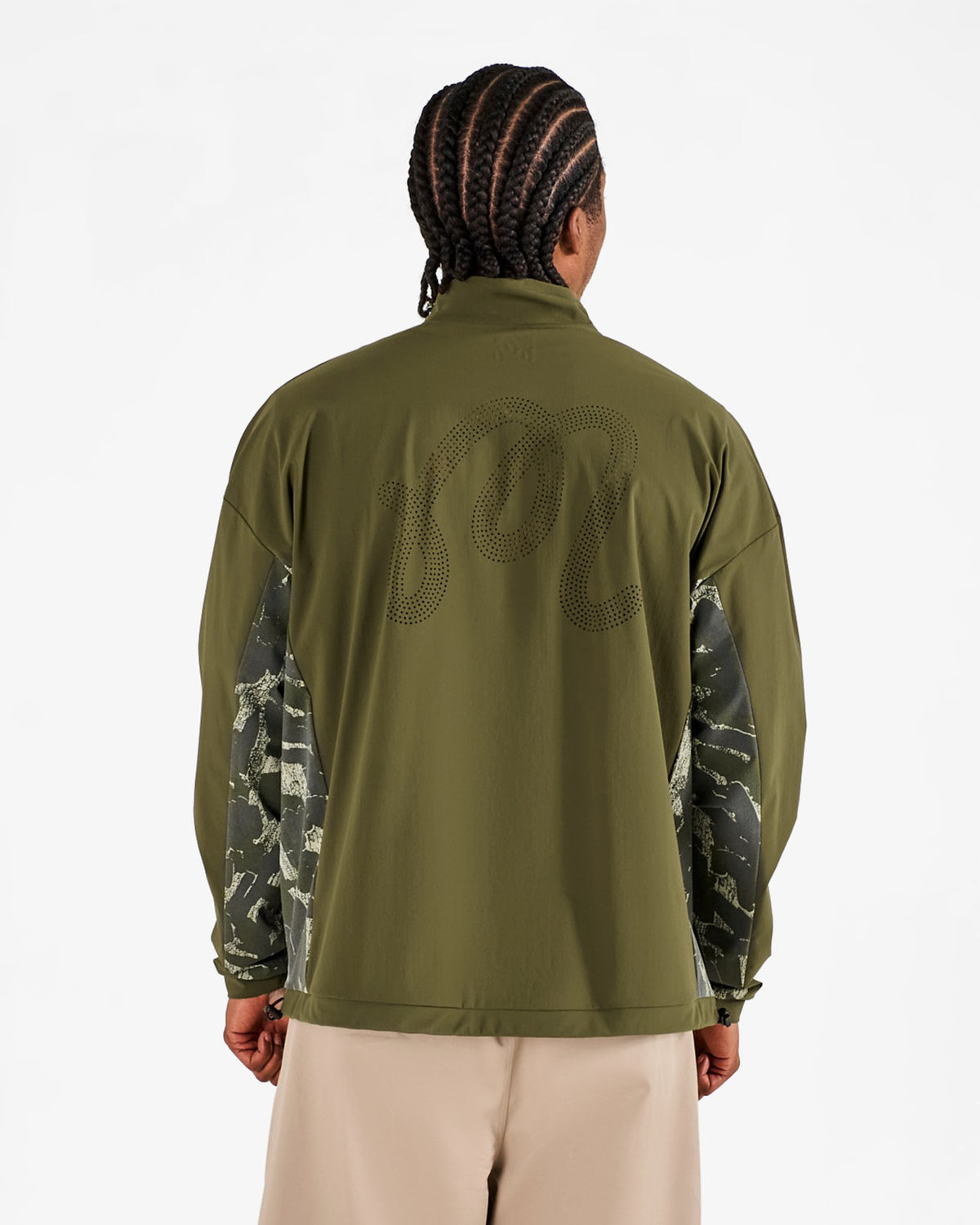 Tour Divot Camo Performance Shell Jacket - Bark Camo Malbon Men