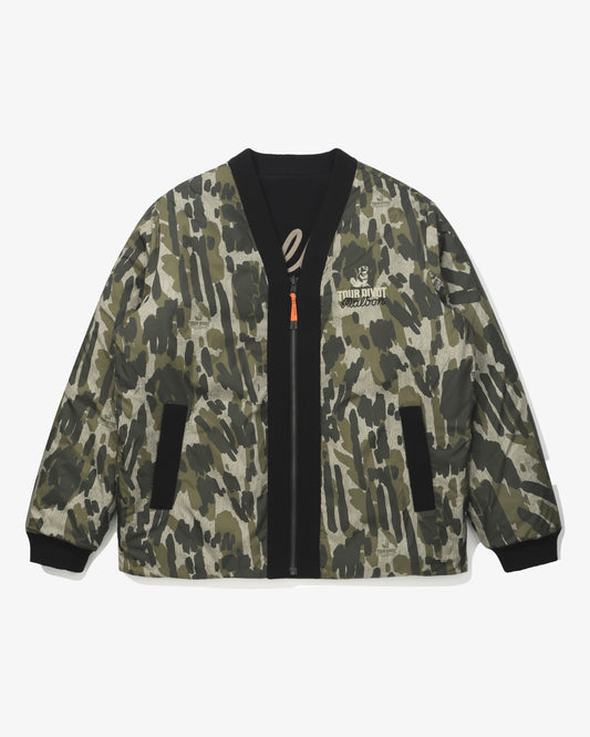 Studio Seoul Tour Divot Reversible Padded Jacket - Camo Malbon Men