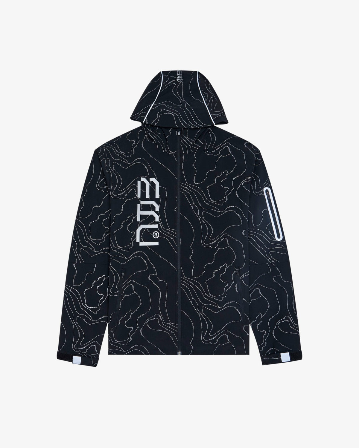 Mrc Shell Jacket - Jet Black Malbon Men