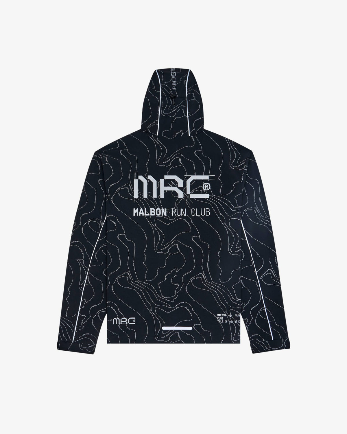 Mrc Shell Jacket - Jet Black Malbon Men
