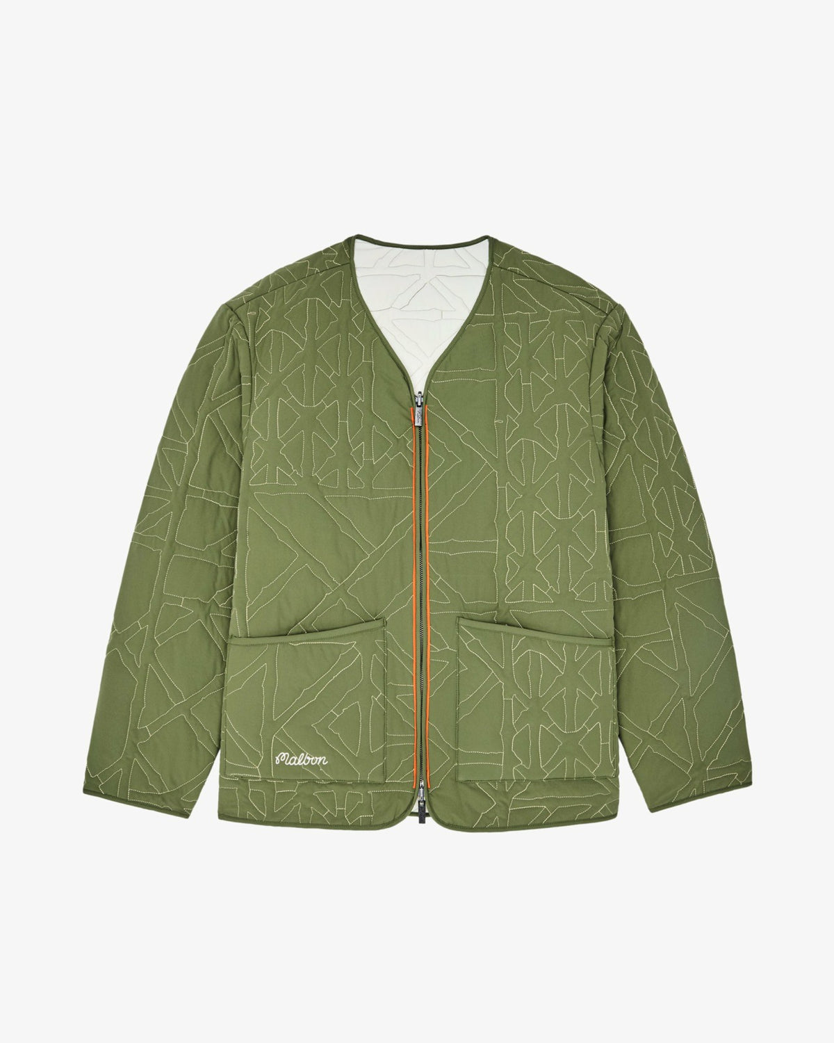 Guarapo Reversible Jacket - Olivine / Cream Malbon Men