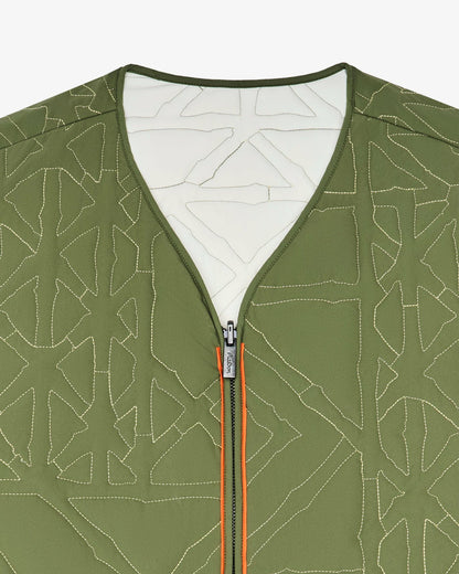 Guarapo Reversible Jacket - Olivine / Cream Malbon Men