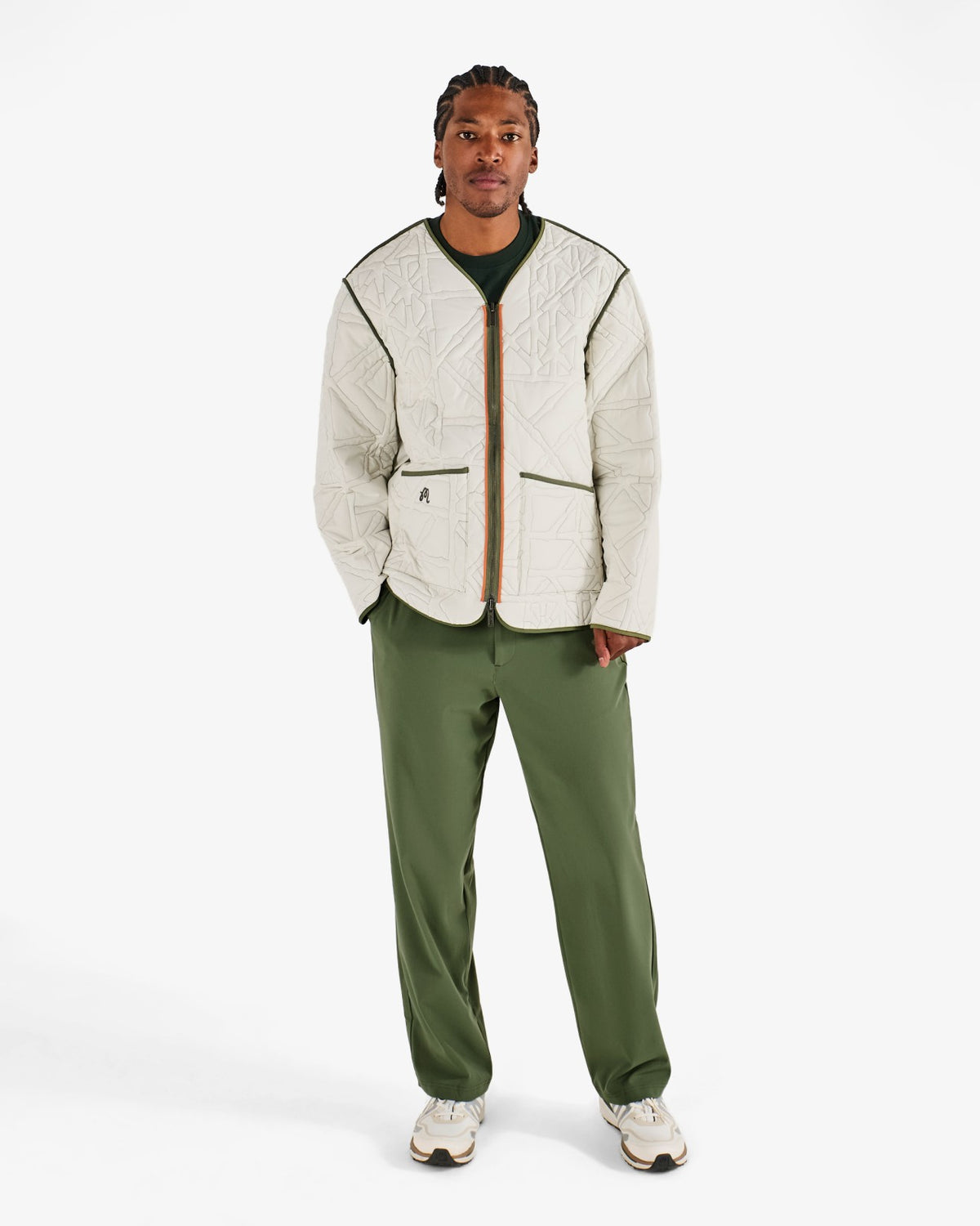 Guarapo Reversible Jacket - Olivine / Cream Malbon Men