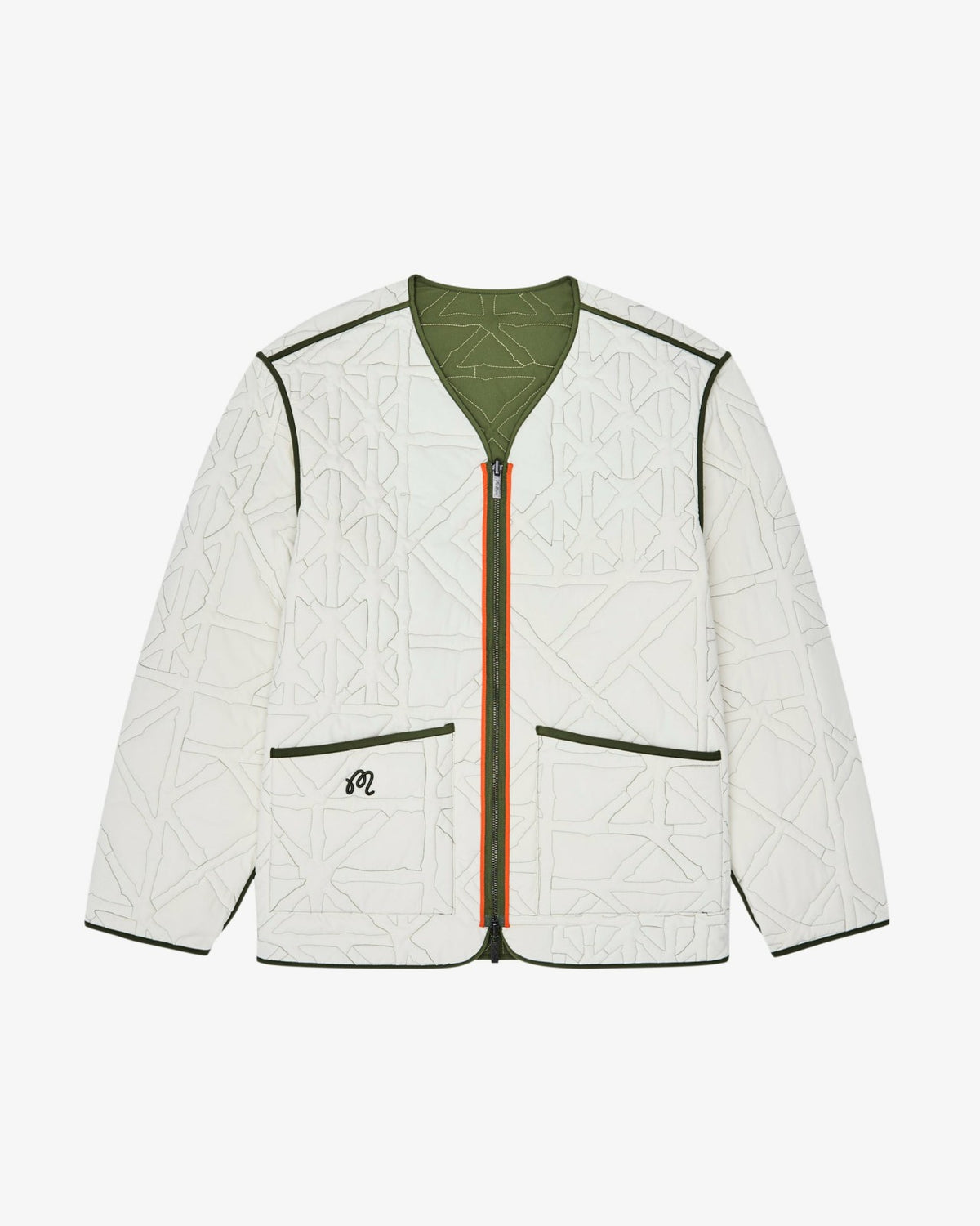Guarapo Reversible Jacket - Olivine / Cream Malbon Men