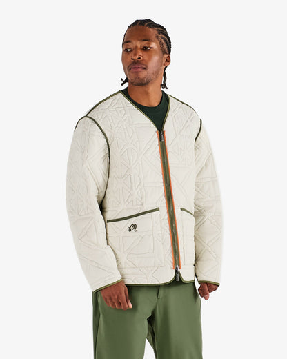 Guarapo Reversible Jacket - Olivine / Cream Malbon Men