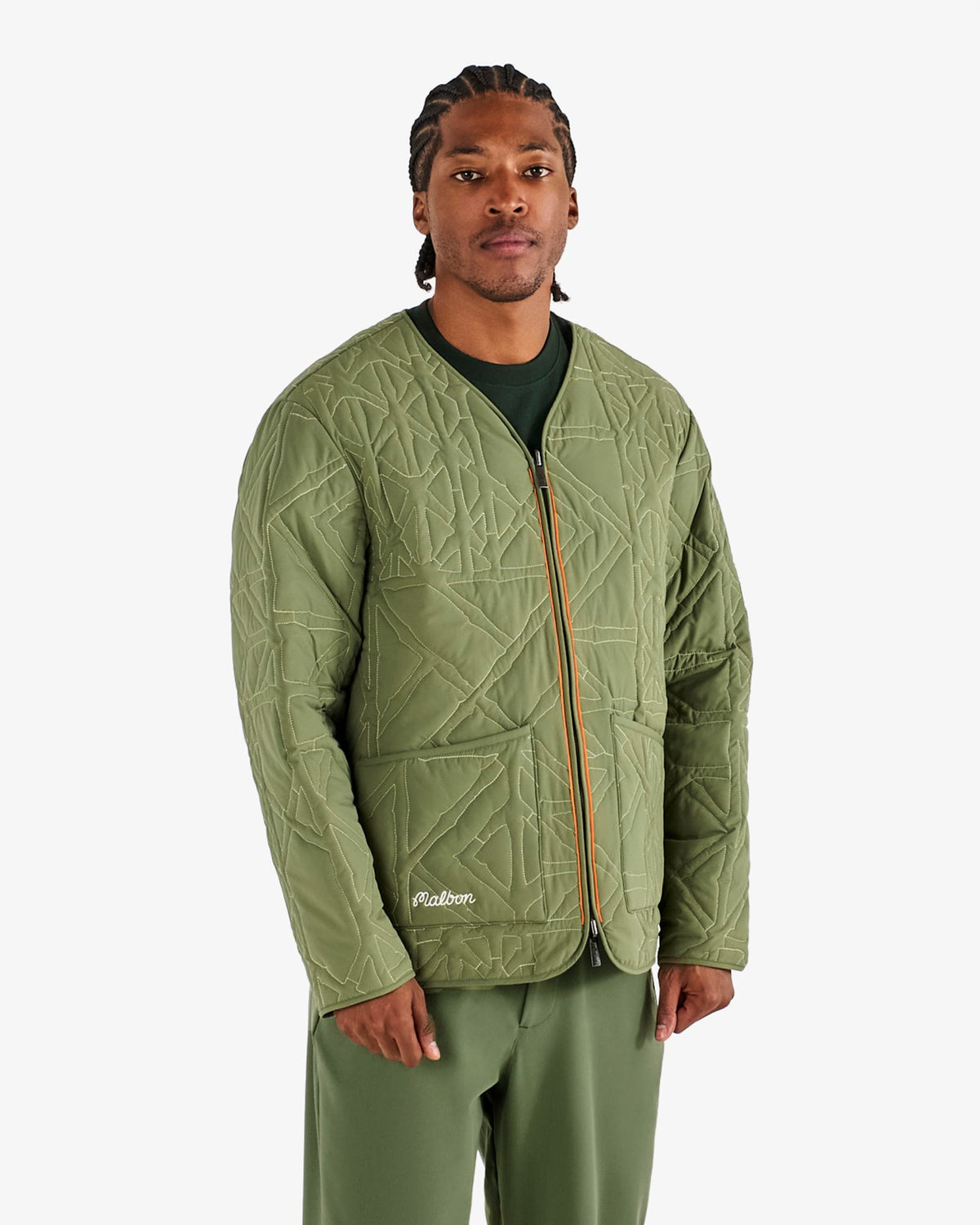 Guarapo Reversible Jacket - Olivine / Cream Malbon Men
