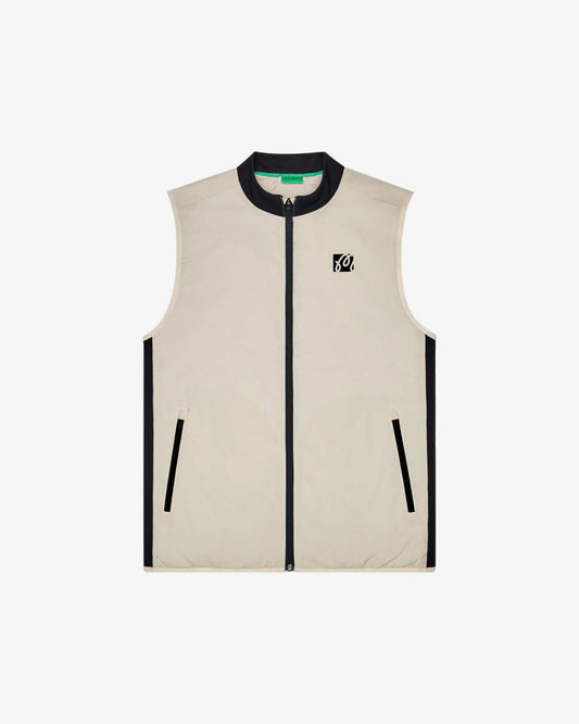 Performance Ribbed Panel Vest - Tan Malbon Men