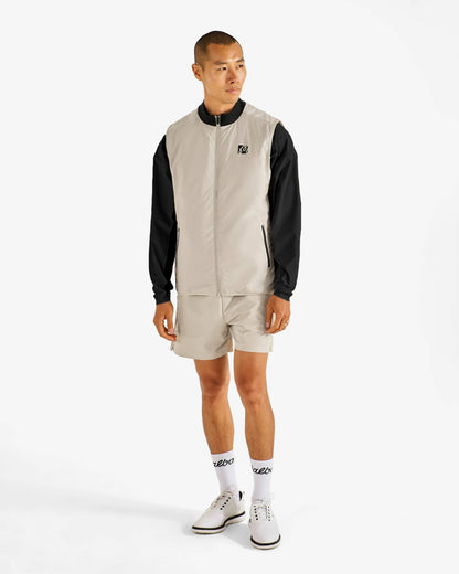 Performance Ribbed Panel Vest - Tan Malbon Men