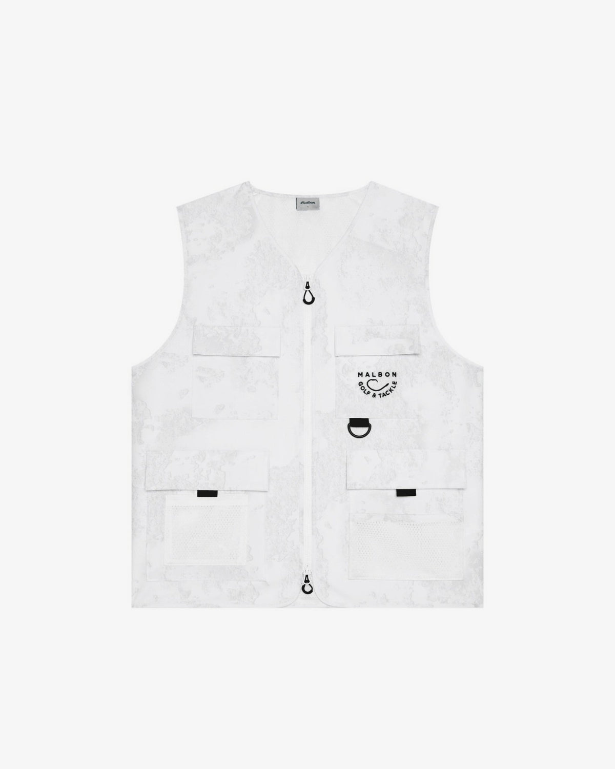 Golf And Tackle Vest - White Ripple Malbon Men