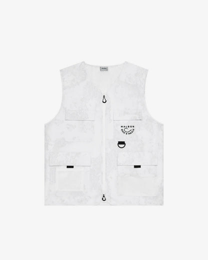 Golf And Tackle Vest - White Ripple Malbon Men