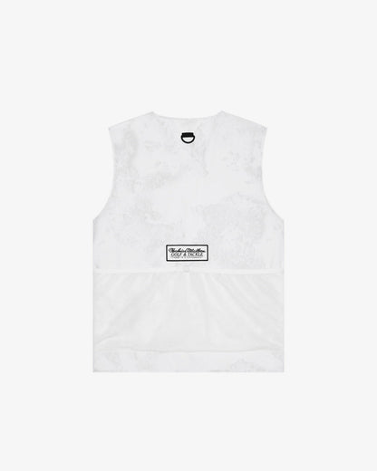 Golf And Tackle Vest - White Ripple Malbon Men