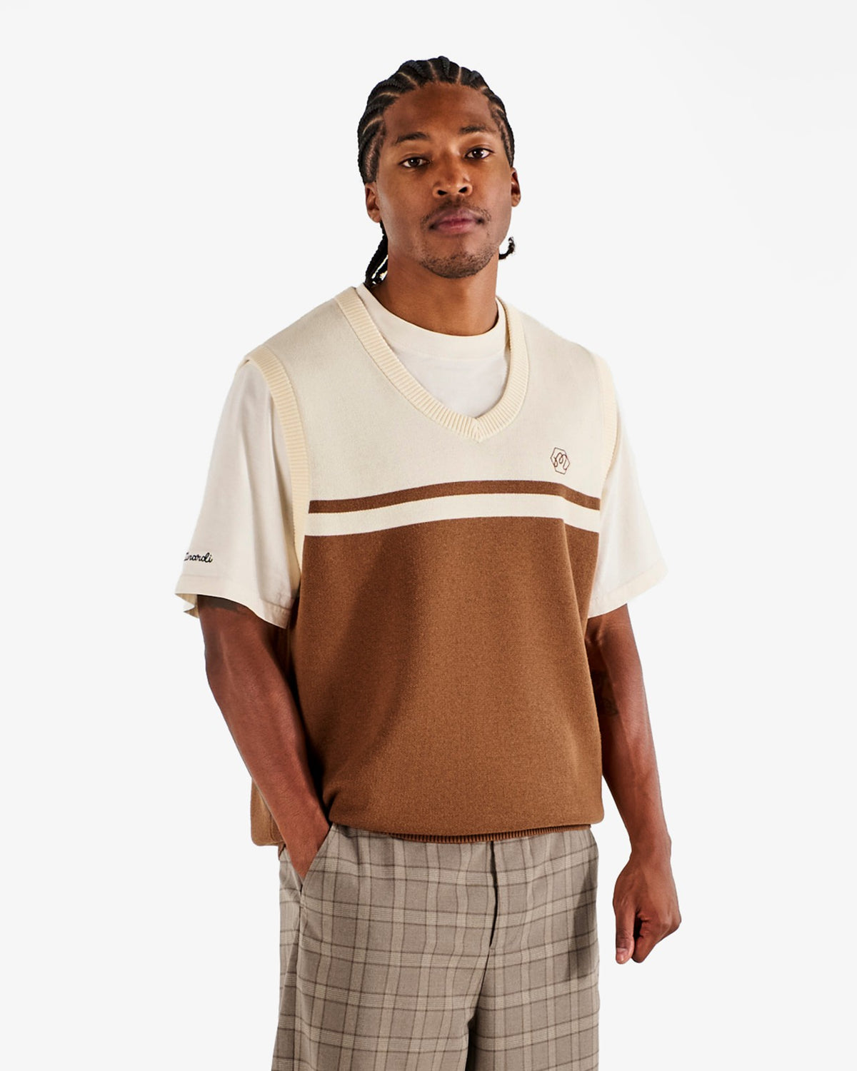Bettinardi Sweater Vest - Rubber Malbon Men