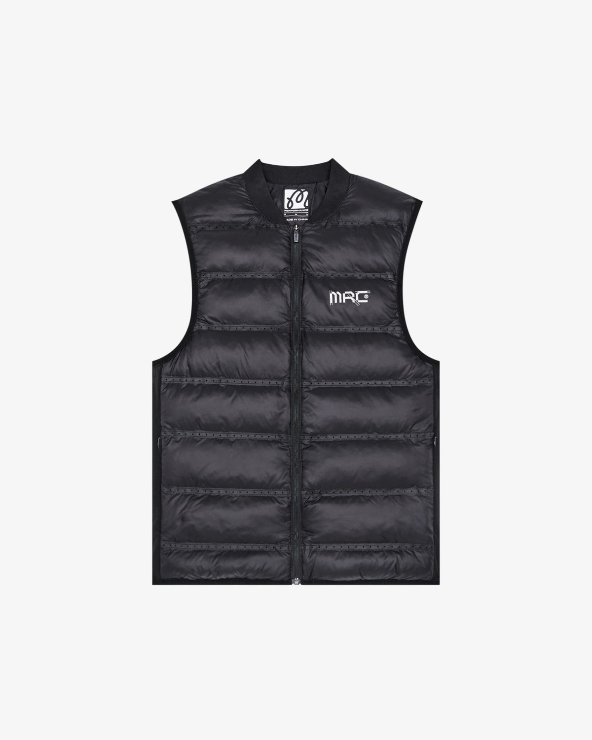 Mrc Padded Vest - Jet Black Malbon Men