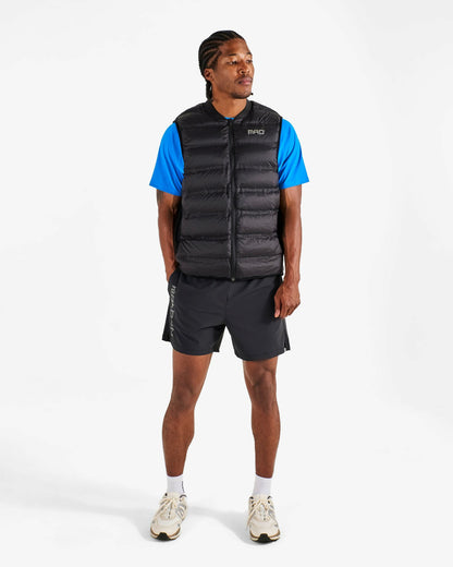 Mrc Padded Vest - Jet Black Malbon Men