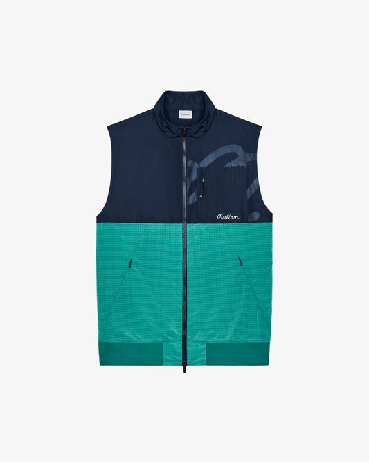Finca Vest - Black / Marine Green Malbon Men