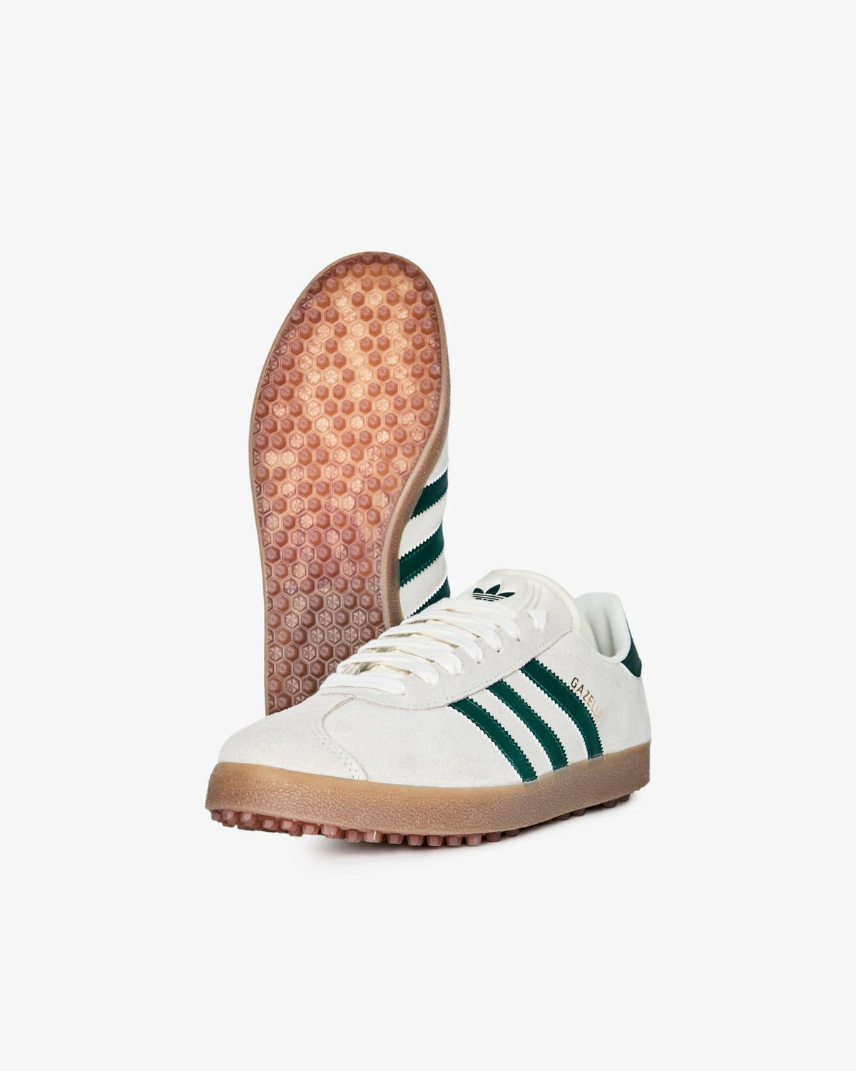 Malbon Gazelle Golf Shoe - Ivory / Malbon Green Malbon Men